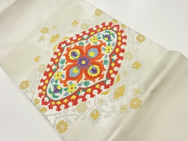 華文模様織出し名古屋帯